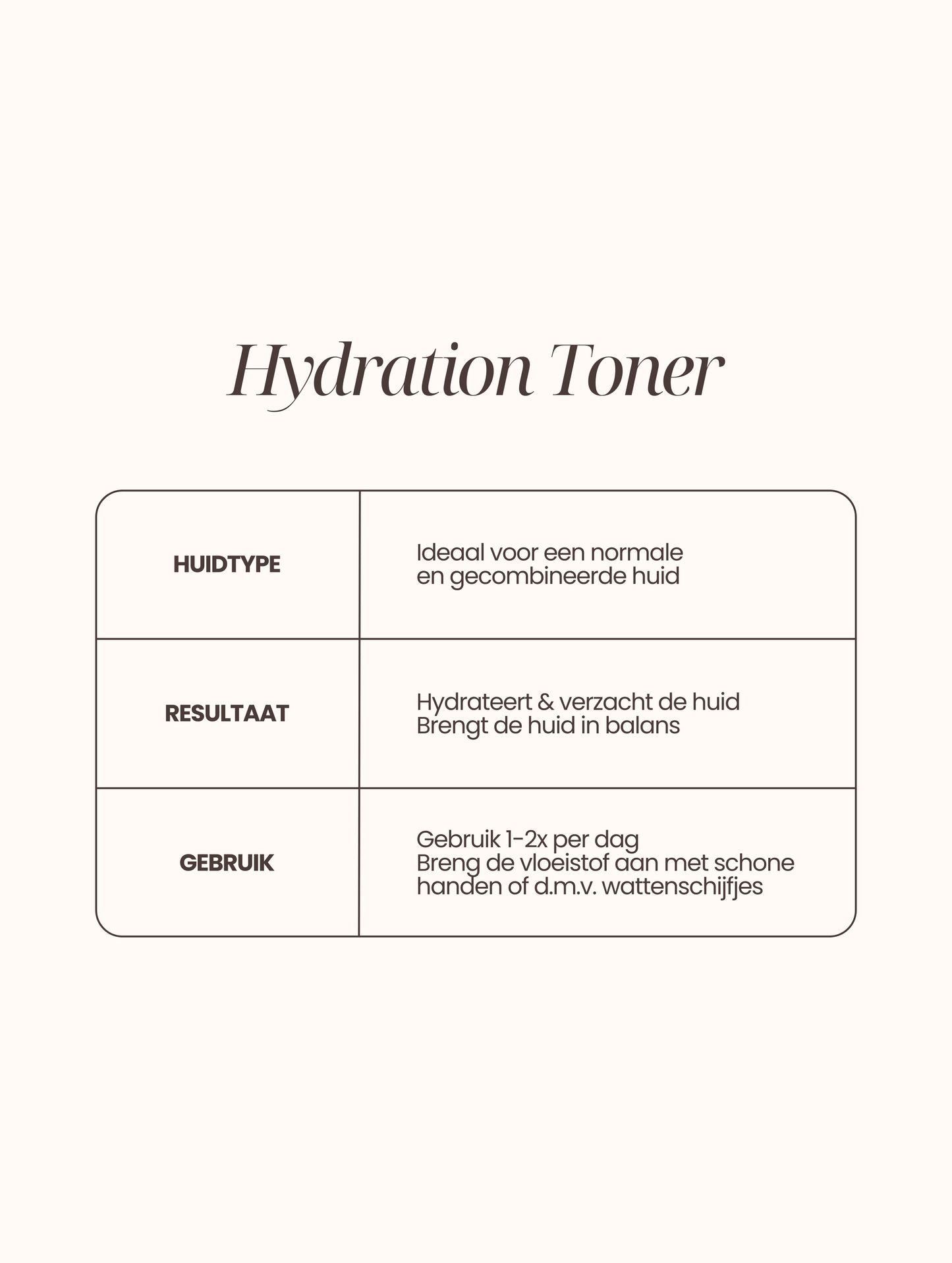 Hydration Toner
