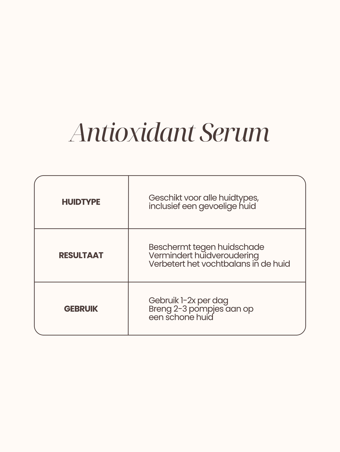 Antioxidant Serum