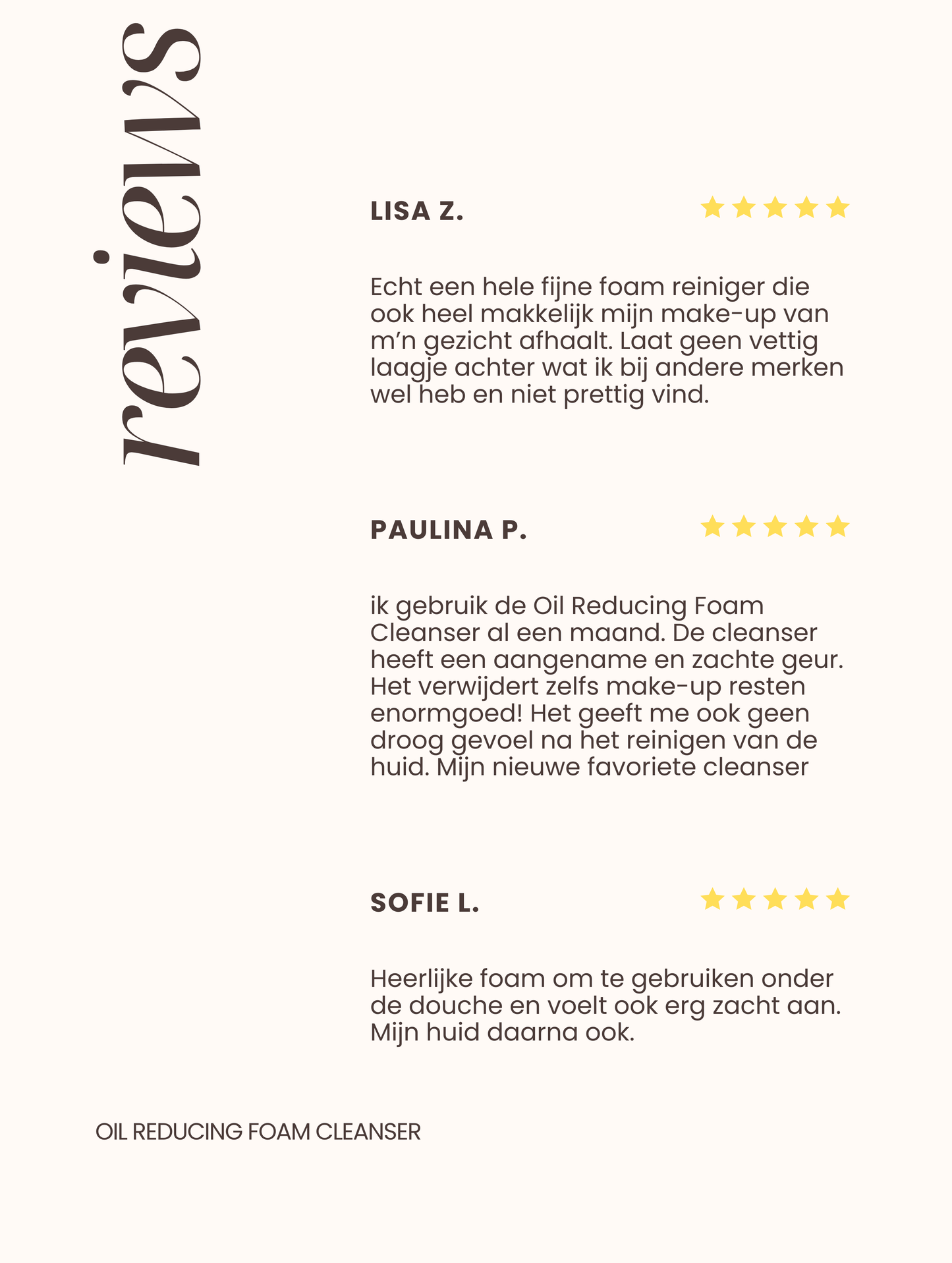 Oil Reducing Foam Cleanser