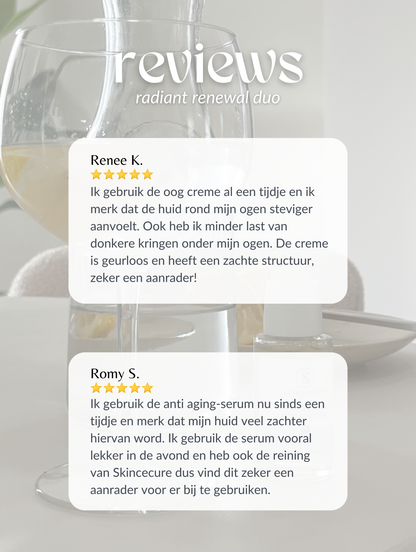 Radiant Renewal Duo | Eye Treatment & Antioxidant Serum