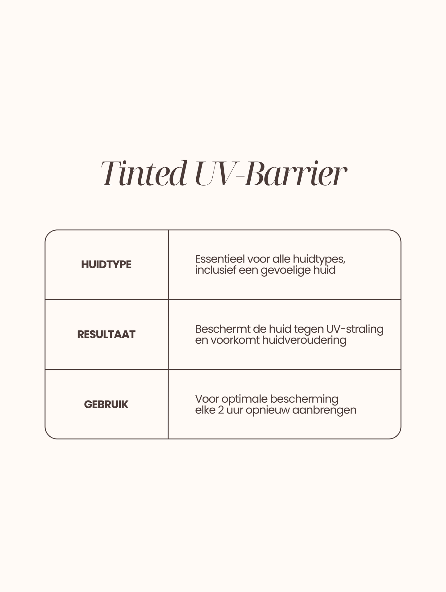 Tinted UV-Barrier SPF 30